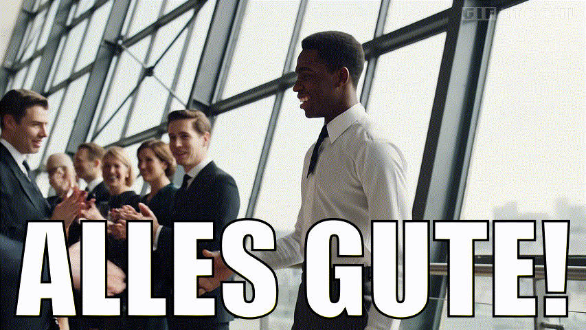 Alles Gute!