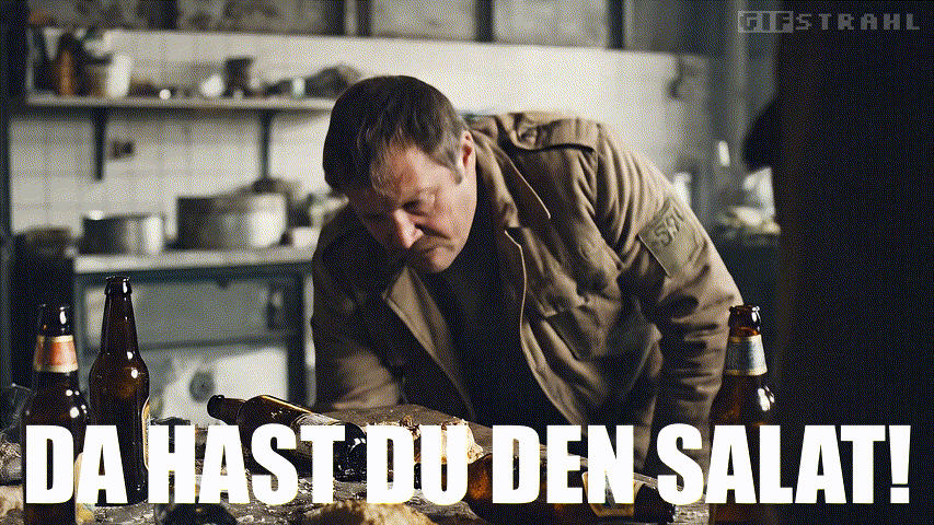 Da hast du den Salat!