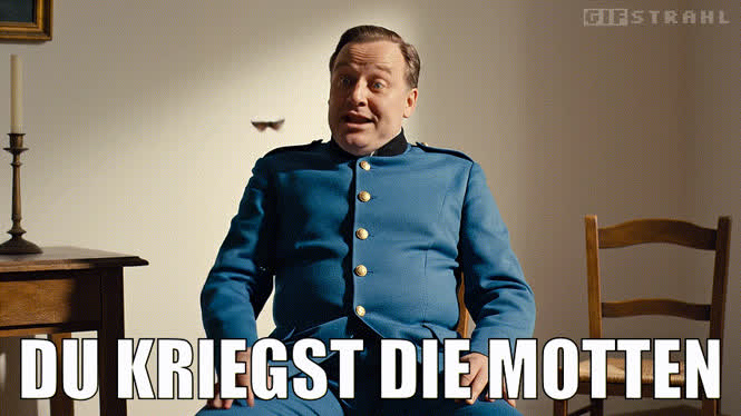 Du kriegst die Motten