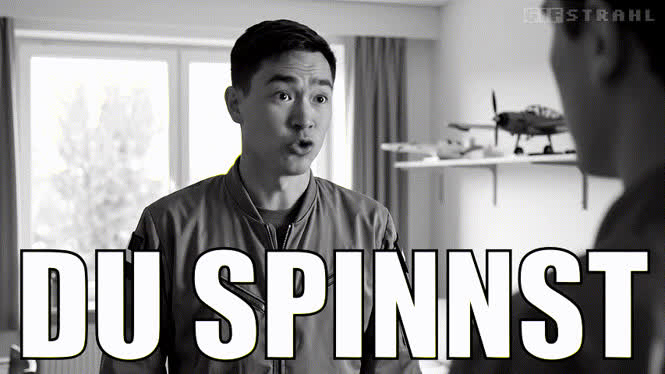 Du spinnst