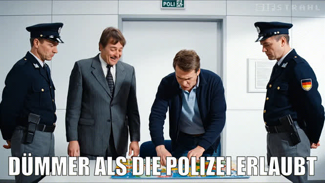 Dümmer als die Polizei erlaubt