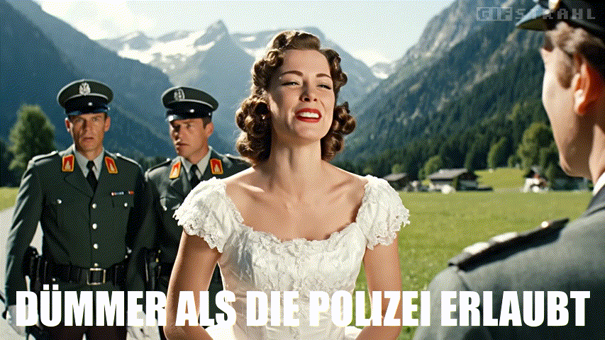 Dümmer als die Polizei erlaubt