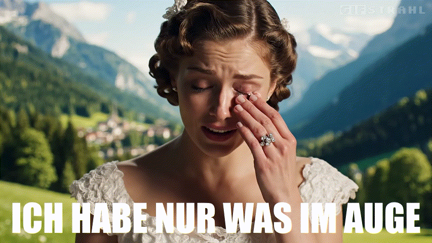 Ich habe nur etwas im Auge