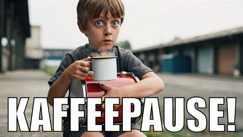 Kaffeepause!