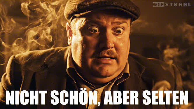 Nicht schön, aber selten