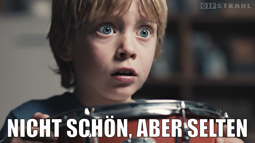 Nicht schön, aber selten