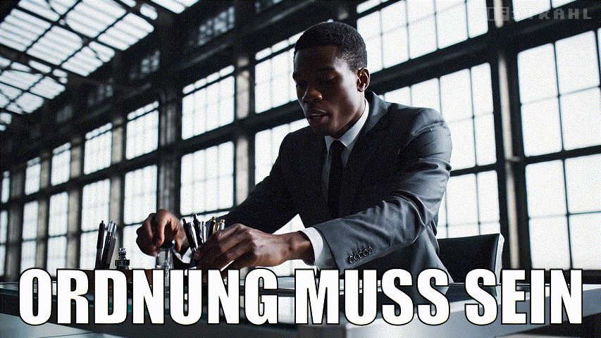 Ordnung muss sein
