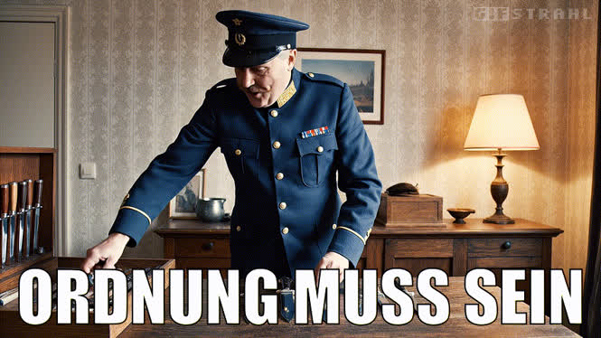 Ordnung muss sein