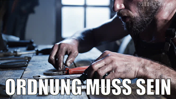 Ordnung muss sein