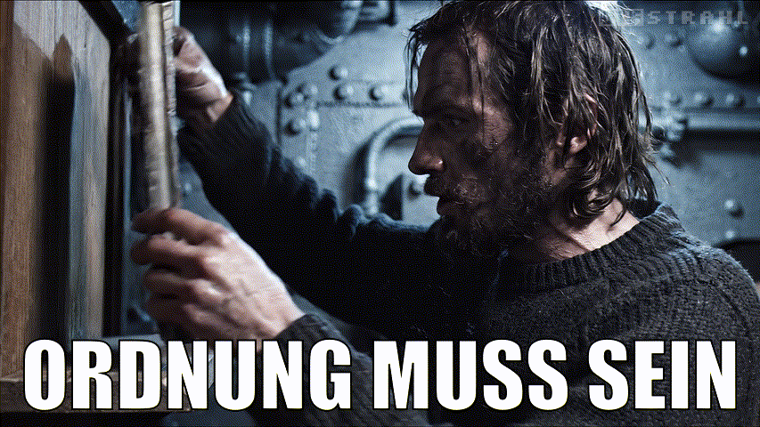 Ordnung muss sein