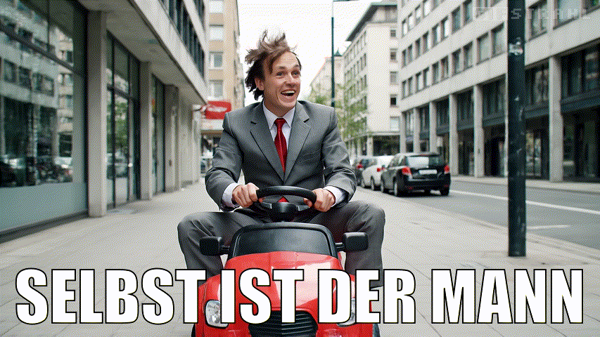Selbst ist der Mann
